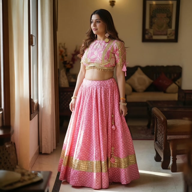 Soft Pink Cotton Fabric Set